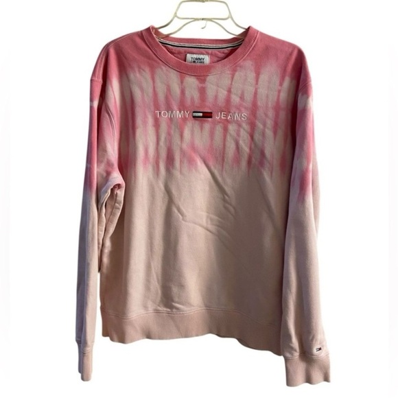 Tommy Hilfiger Other - Tommy Jeans Pink Tie-Dye Sweatshirt Y2K men Medium
